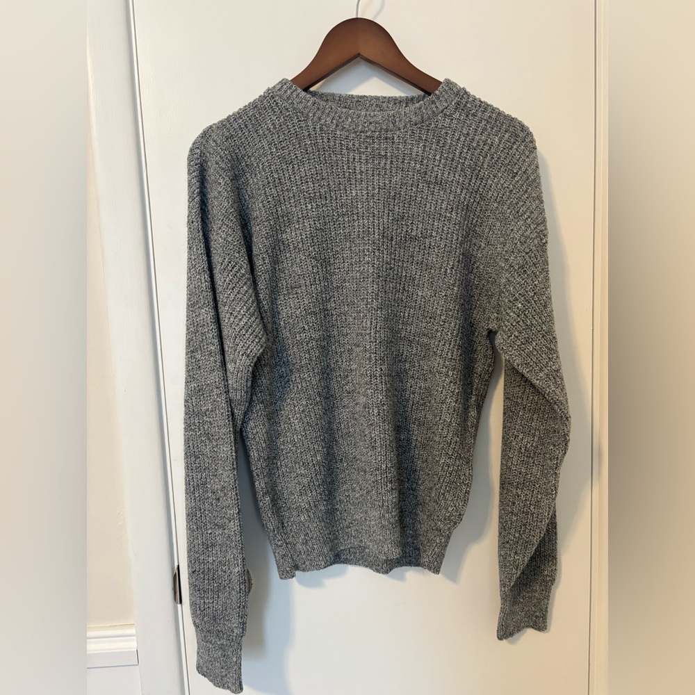 Vintage Gray LeTigre Crewneck Sweater-Medium